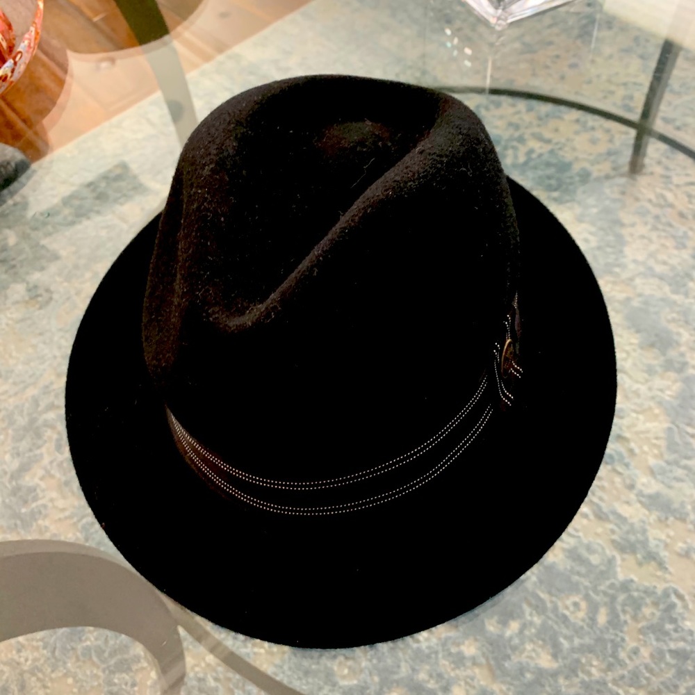 Goorin Bros Black The Good Boy Felt Wool Fedora